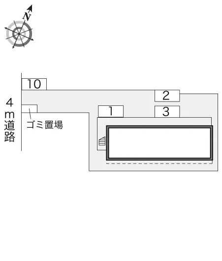 ★手数料０円★鎌ケ谷市丸山２丁目　月極駐車場（LP）